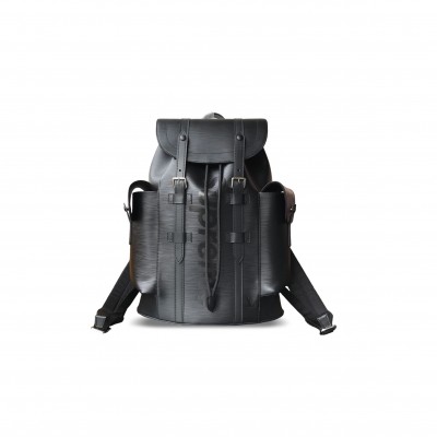 LOUIS VUITTON & SUPREME CHRISTOPHER BACKPACK EPI PM (47*34*13cm)